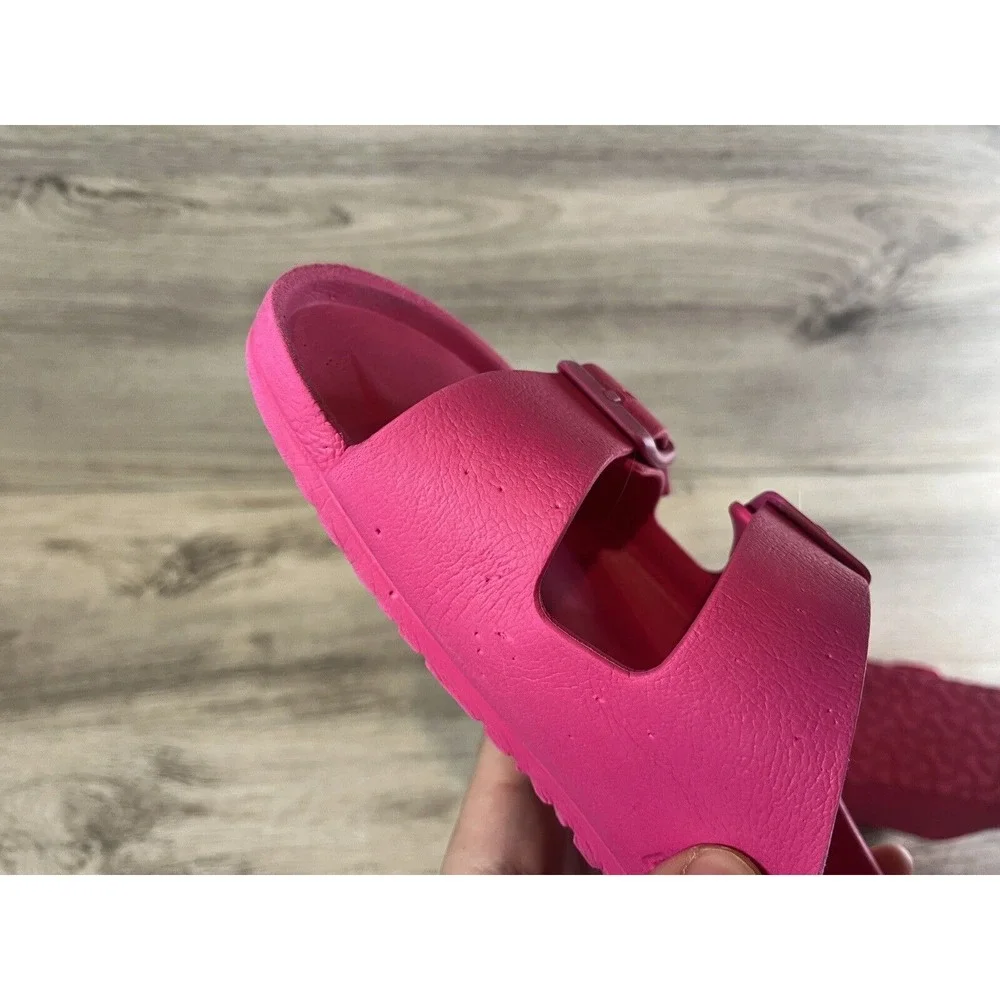 Birkenstock Arizona Eva Size Ladies Womens 2‎ Pink Buckle Sandals Summer
